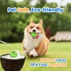 6pc Latex Dog Squeaky Toys Soft Smiley Face Dog Toys Chewing Squeaky Toy Fetch Play Balls for Puppy Small Pets Dog Accessories 3