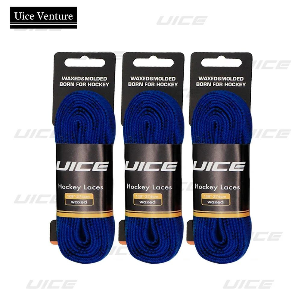 

Ice Hockey Shoelace 3pcs Ice Hockey Skate Hockey Shoe Lacer Hockey Dual Layer Braid Extra Reinforced Waxed Tips Skate Laces