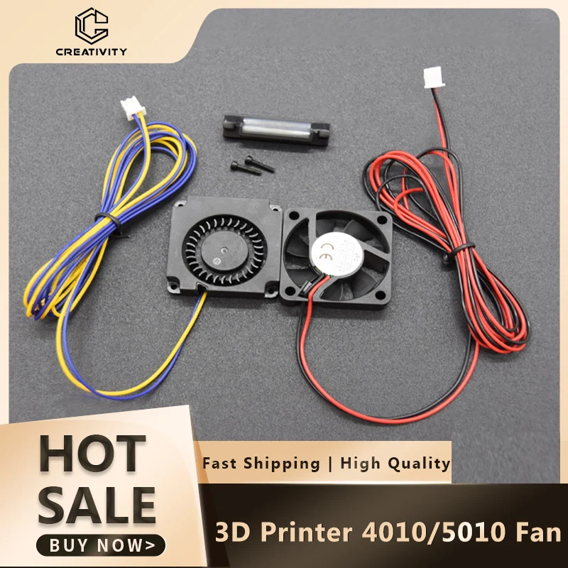 Creality Original Lüfter 24V Für Ender 3 & 5 Serie – 40x40x10mm, Leise & Effizient