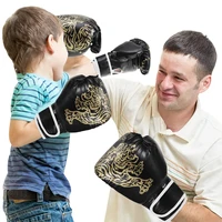 Adults Boxing Gloves Breathable PU Leather Fighting Gloves Kids Boxing Training Kickboxing Gloves for Gym Indoor Outdoor Sport