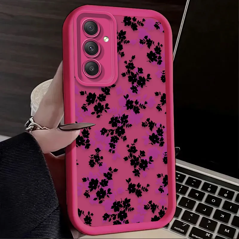 Charming Romantic Floral Phone Case - Decorative Back Cover