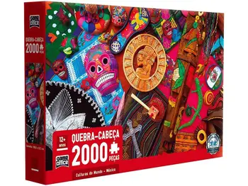 Quebra-cabeça 2000 Peças Game Office