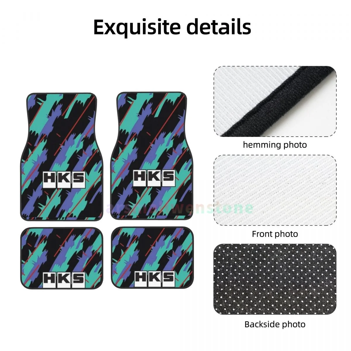 4PCS Crystal Velvet Women's Car Floor Mats car floor mats,floor mats