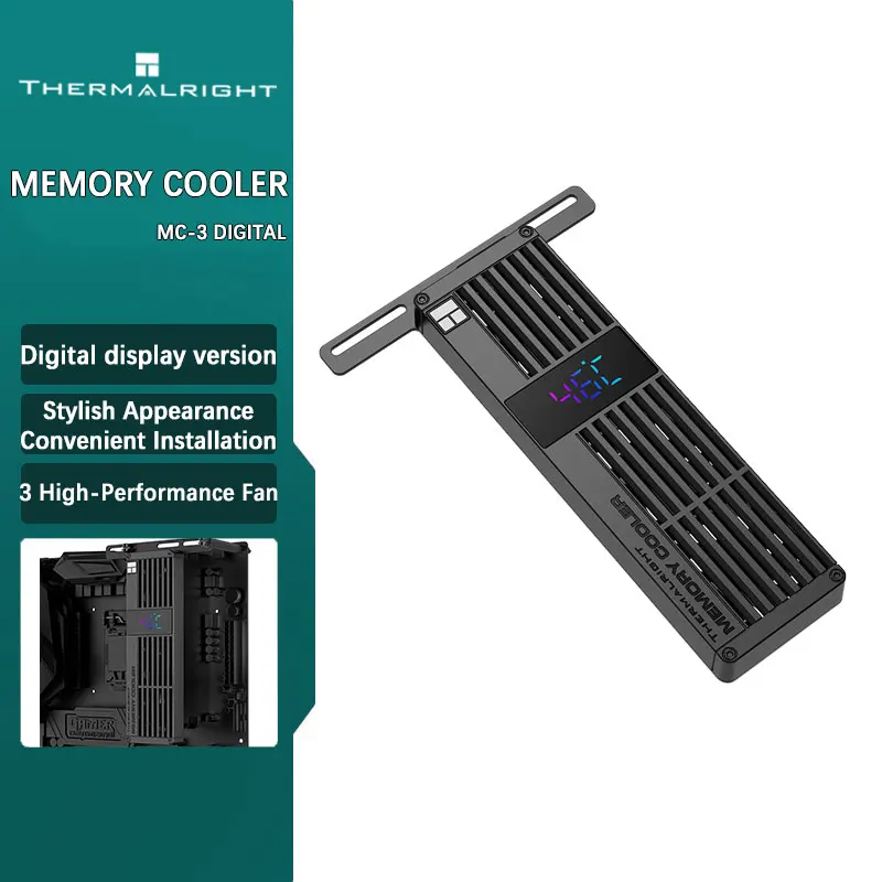 Thermalright MC-3 디지털 디스플레이 버전 메모리 스틱 공냉식 방열판..