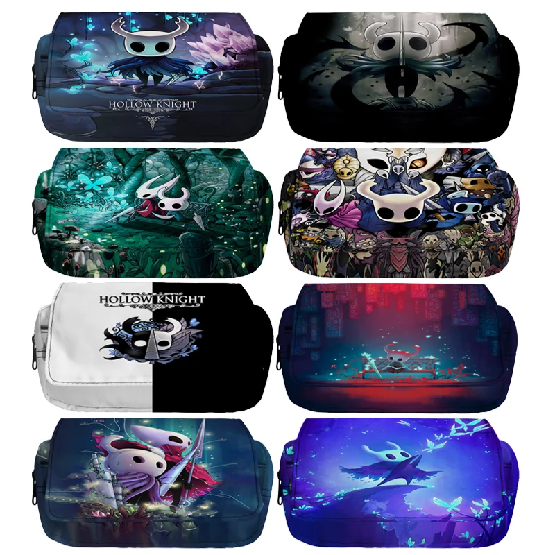 Storage Organizer Hollow Knight Multifunctional Pencil Bags Case Advanced Simple Children Student Pen Box Stationery Storage School Stationery