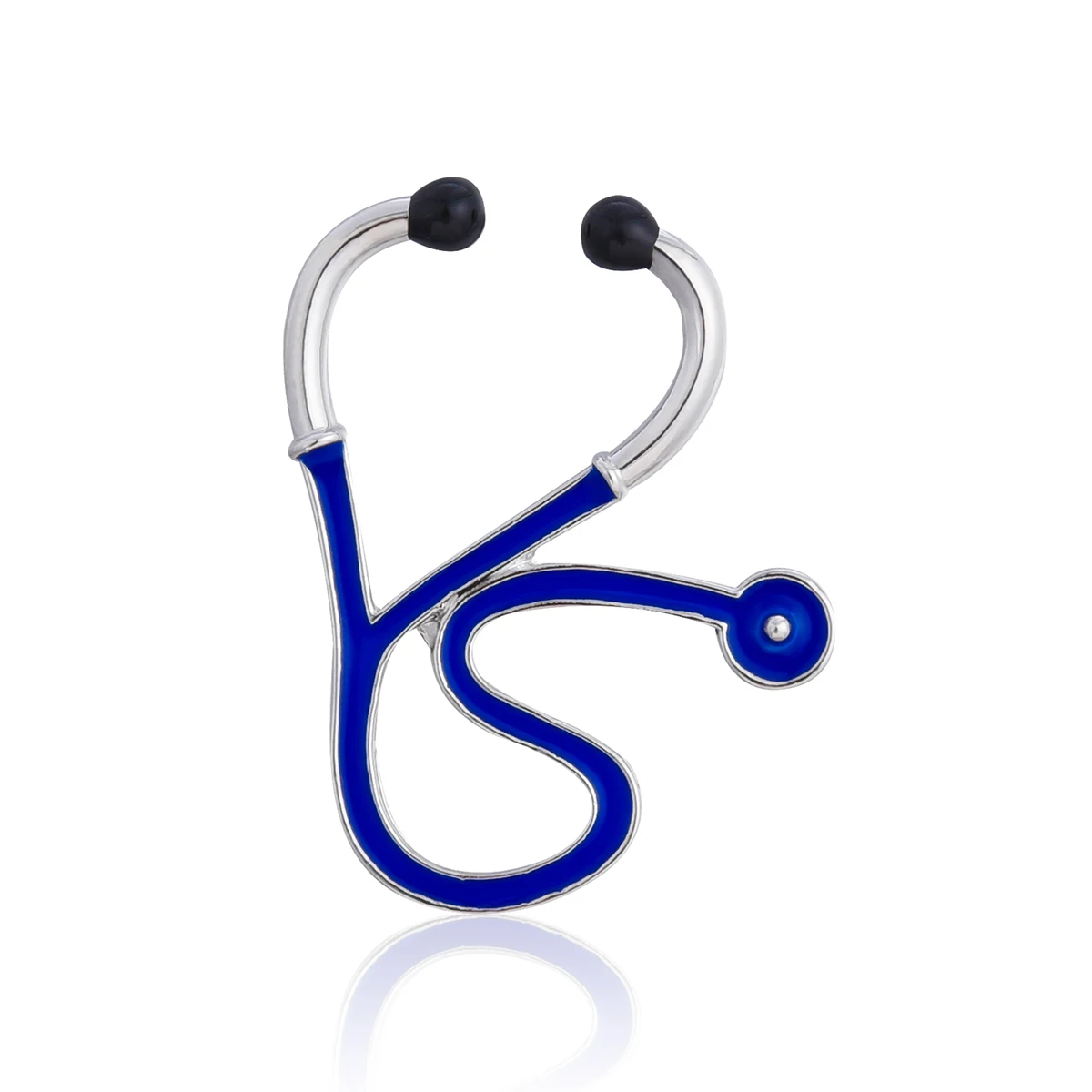 

20pcs Stethoscope Lapel Pins Doctors Nurse Brooches Blue Enamel Pin Nursing Graduation Medical Assistant Gifts Bulk