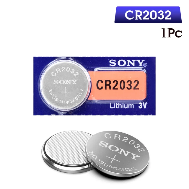 SONY 1-50Pcs CR2032 3V Lithium Button Cell Batteries BR2032 DL2032 ECR2032 CR 2032 Coin Battery Single Use For Watch Calculator 1Pc
