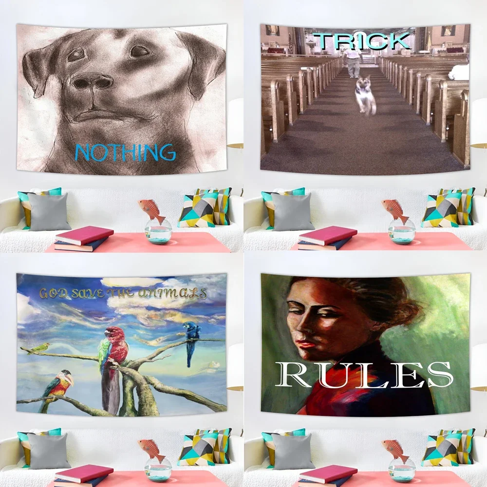 3x5ft Alex G Poster Trick Album Cover Tapestry Art Poster and Wall Art Hanging Decor for Modern Family Tapiz Pared