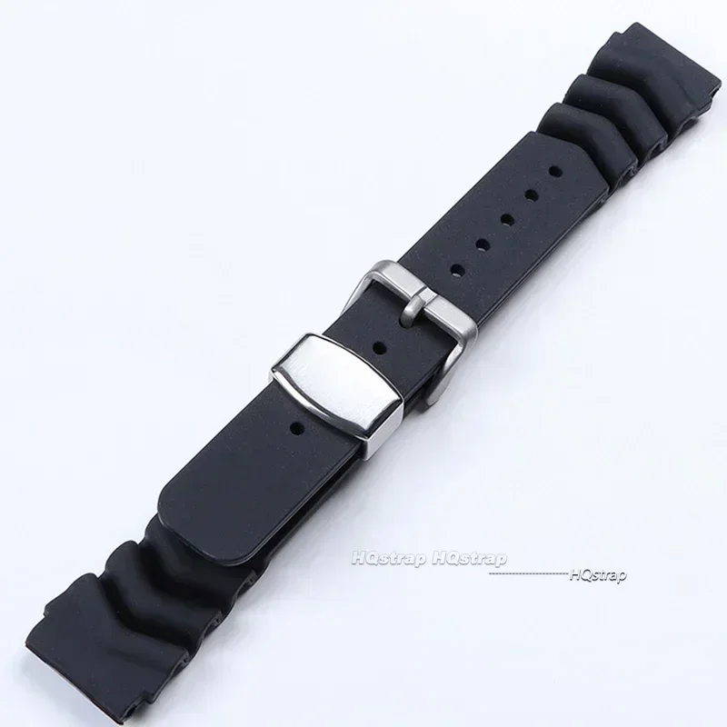 Durable Waterproof Silicone Resin Watch Band - Soft, Sporty Bracelet Accessory