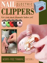 

Worry-free Trimming Electric Nail Clippers Automatic Electric Nail Clippers Anti-Splash Nail Trimmer for Kids Adults Elderly New