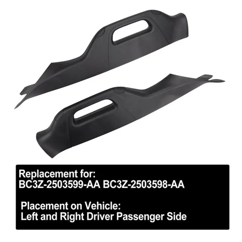 포드 F250 F350 F450 F550 2011-2016 슈퍼 듀티용 A 필러 그랩 핸들 인테리어 트림 부품 BC3Z-2503599-AB BC3Z-2503598-AB