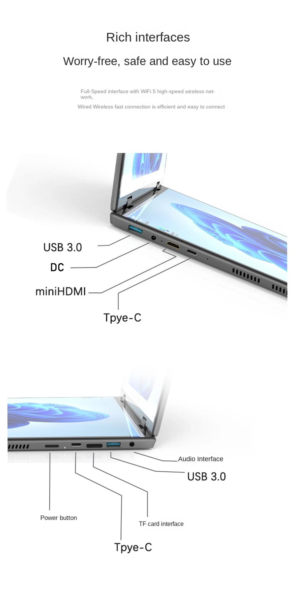 2024 Dual Screen Touch Laptops Windows 11 360 Flip Gaming Notebook PC YOGA 14 Inch 2.2K Intel N95 32Gb RAM+1TB M.2 5G WiFi 17 2024 Dual Screen Touch Laptops Windows 11 360 Flip Gaming Notebook PC YOGA 14 Inch 2.2K Intel N95 32Gb RAM+1TB M.2 5G WiFi 10