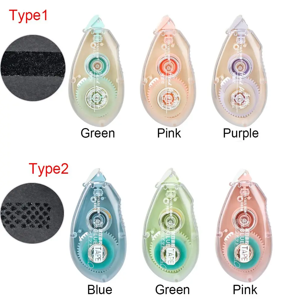 8mm*6m Double Sided Adhesive Paper Tape Dot/Liner Glue Tape Dispenser DIY Crafts Adhesive Scrapbooking Decor School Supplies