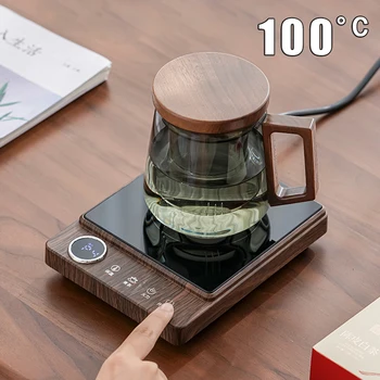 400W Cup Heater 100°C Coffee Mug Warmer Tea Stove Electric Hot Plate Milk Water Heating Pad Warmer Coaster Hot Tea Maker 220V 1