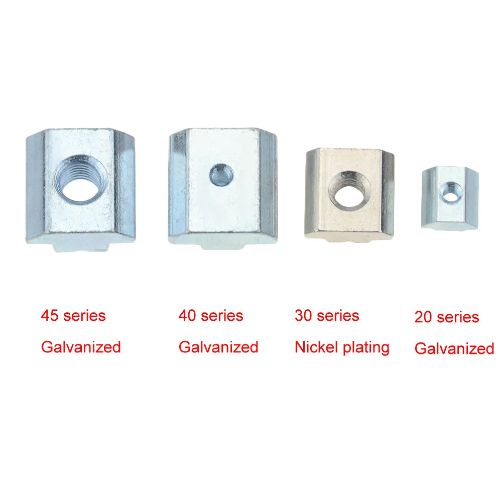 5/10/20 Pcs M3 M4 M5 M6 Slot T-moer Sliding Moer Voor 2020 3030 4040 profiel Slot T Moer Aluminium Profielen Meubels 5/10/20 Pcs M3 M4 M5 M6 Slot T-moer Sliding Moer Voor 2020 3030 4040 profiel Slot T Moer Aluminium Profielen Meubels