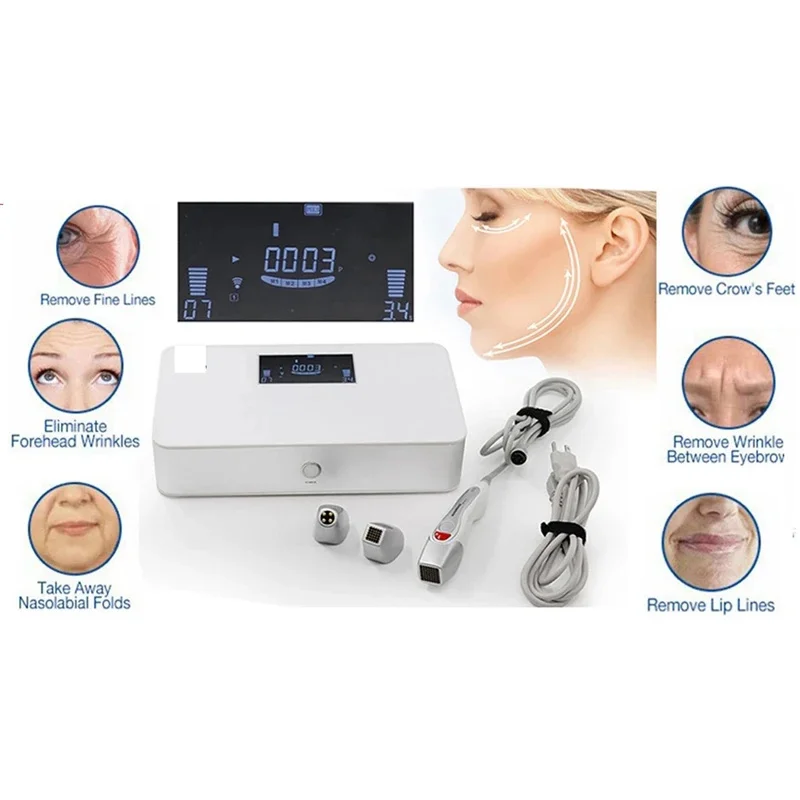 2024 New 2024 Portable Fractional Radio Frequency Machine Face Lift Wrinkle Removal Eye Bags Spot Removal 4