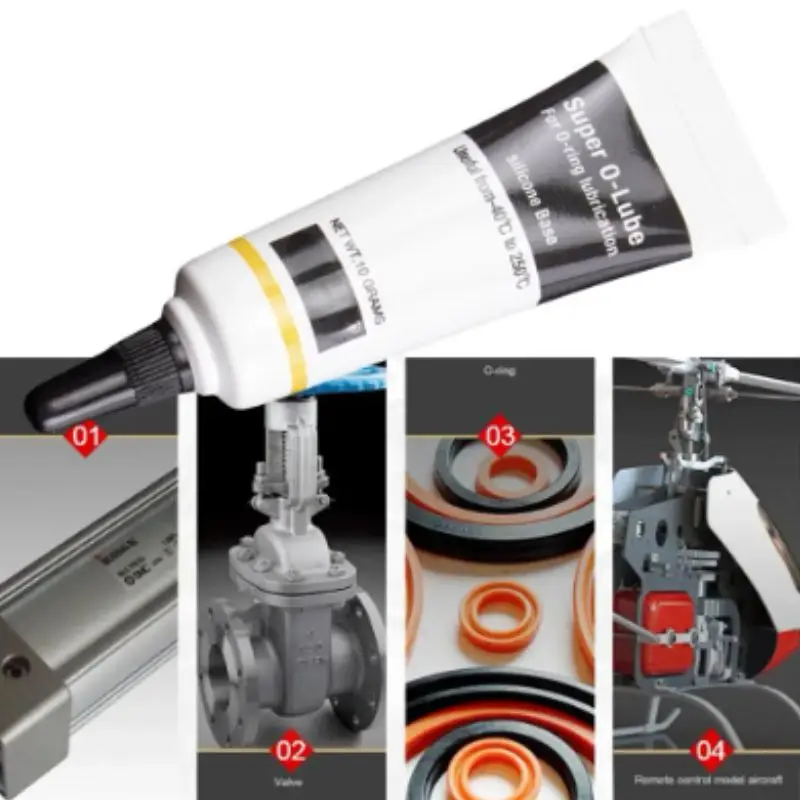 Silicone Grease Lubricant 10 g Silicone Grease Waterproof Food Grade Seal Silicone Grease Sealing Ring Waterproof Flashlight Lubrication