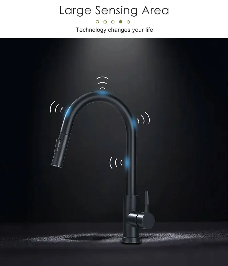 Pull-Out Smart Touch Sensor Faucet