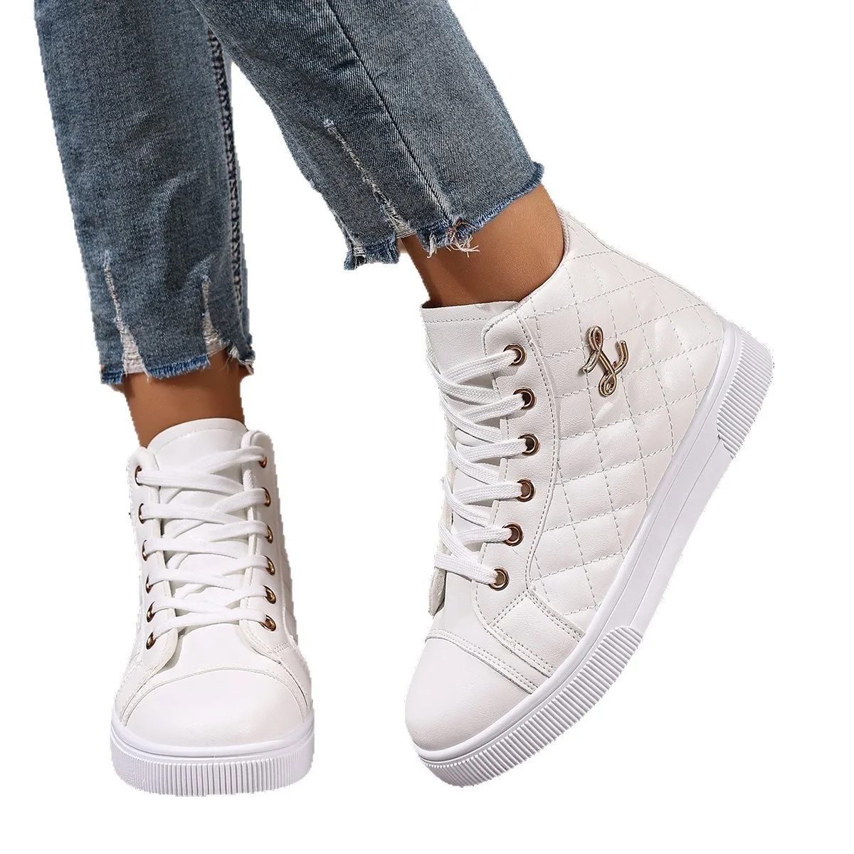 Fashionable New Comfortable Women's Shoes Spring and Autumn Elegant Round Head Solid Color Sexy Sports and Leisure Shoes
