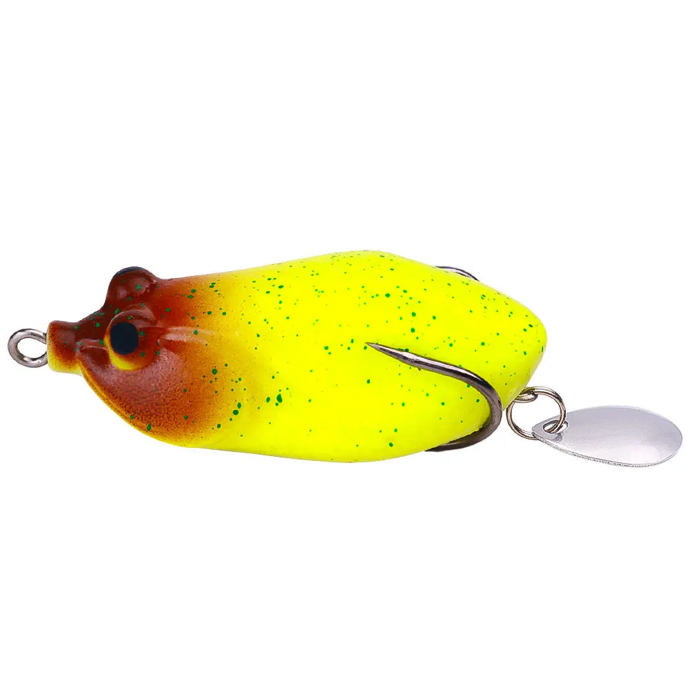 6cm Colorful Fishing Lure Thunder Frog Fishing Lures Soft Baits