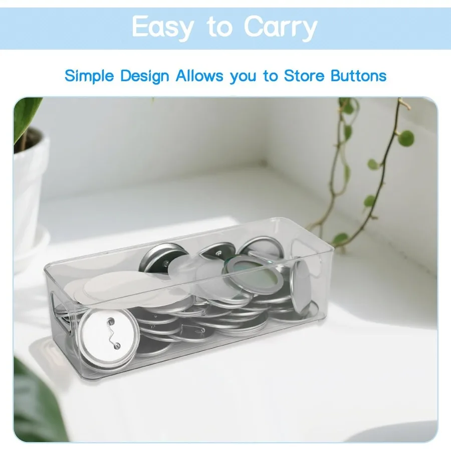 DIY Button Making Supplies Set with Blank Pins