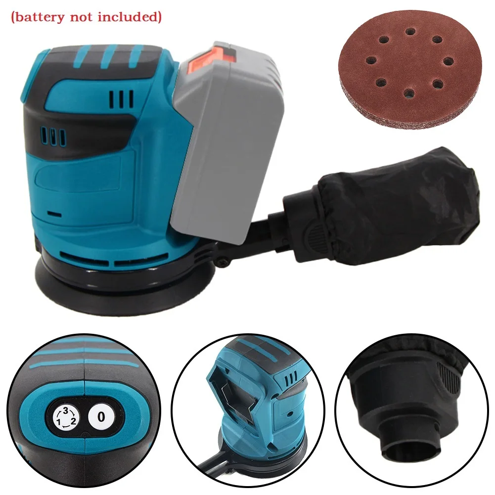 Electric Random Orbital Sander Polisher Tool Polishing Machine Grinder