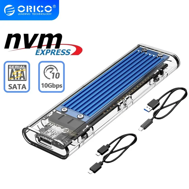 ORICO M2 SSD 케이스 NVME SATA SSD 인클로저 도구