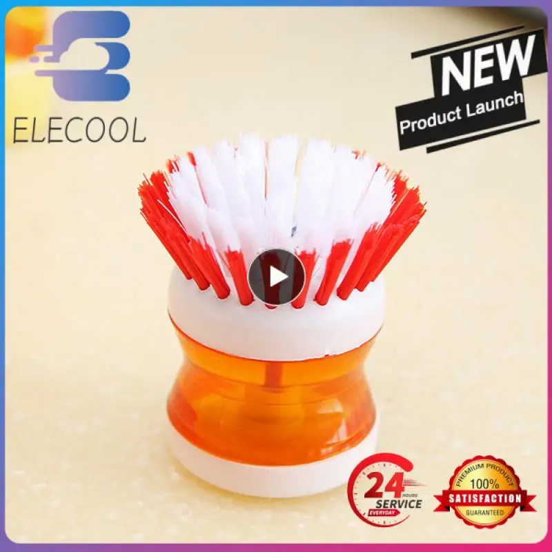 

Удобная кухонная Чистящая Щетка, кухонные гаджеты, гидравлическая щетка для мытья посуды, автоматическая щетка для мытья посуды с добавлением жидкости