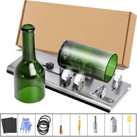 DIY Glass Bottle Cutter Tool Square Round Wine Beer Glass Sculptures Cutter Machine for Beer Glass Cutting Bottles Holder 1