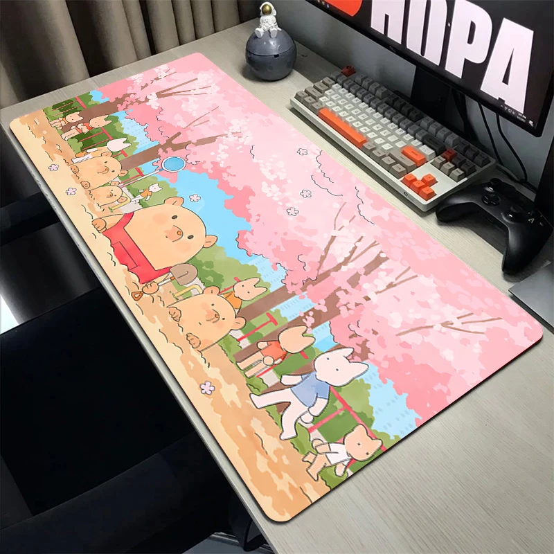 

Big Cute Animal Mousepad Large Gamer Mouse Pad Laptop Keyboard Mousemats Notebook Office Carpets Rubber Waterproof Mousepads XXL