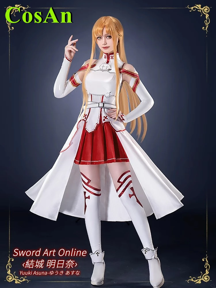 

Коссан аниме меч искусство онлайн алинизация Юки искусственный костюм Женская активность костюм Asuna для косплея (костюмированных игр) новая игра