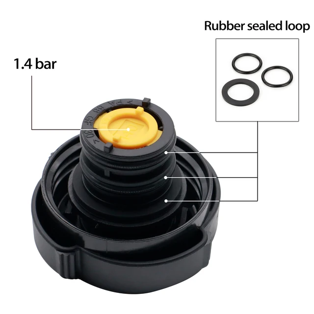 Genuine BMW Radiator Cap 17117639020 - OEM Replacement Part (17-11-7-639-020) 5 thumbnail image
