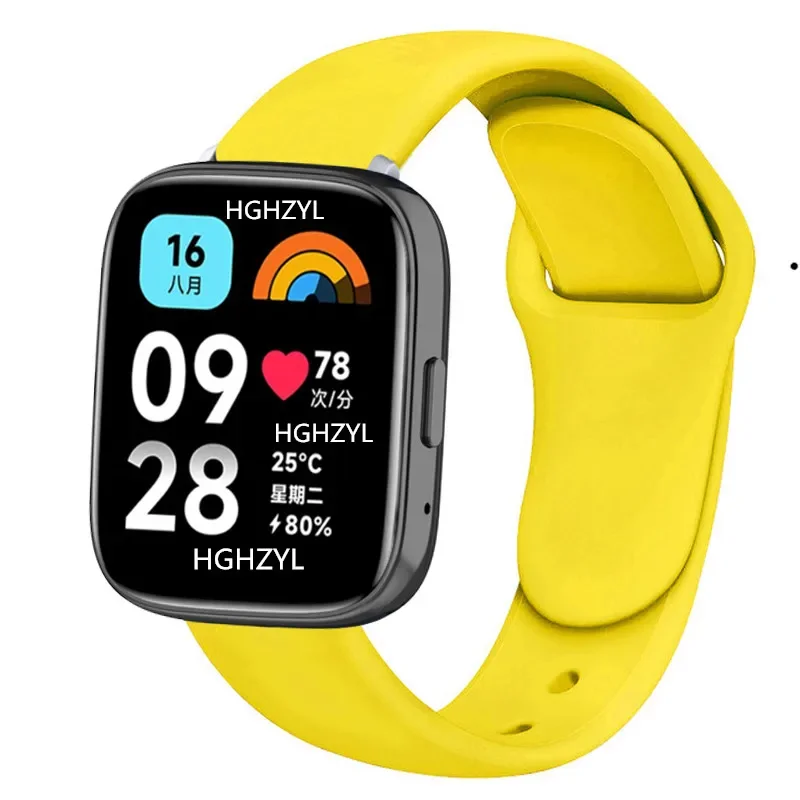 Soft Silicone Replacement Strap for Redmi Watch 3 and Lite Models