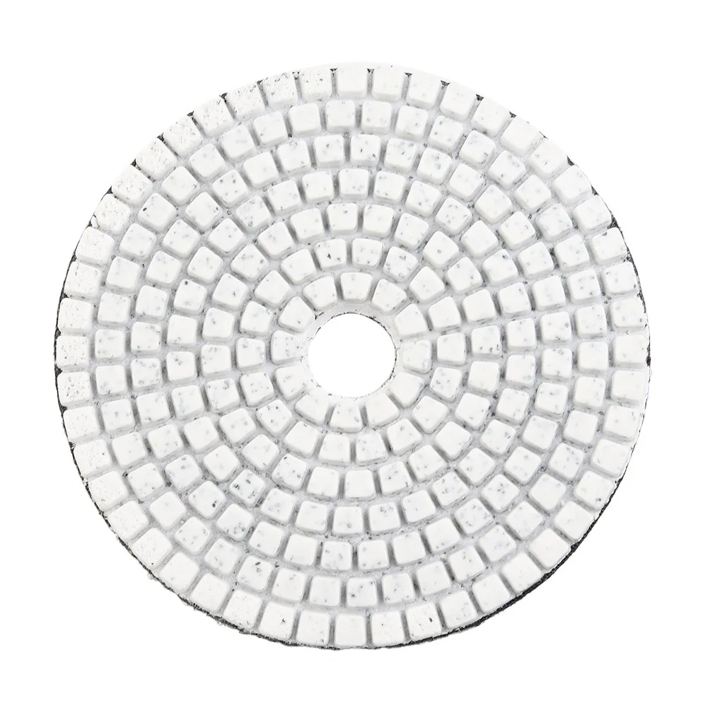 4 Diamond Polishing Pad for Wet/Dry Sanding and Polishing of Granite, Concrete, Marble, Glass, and Stone Surfaces