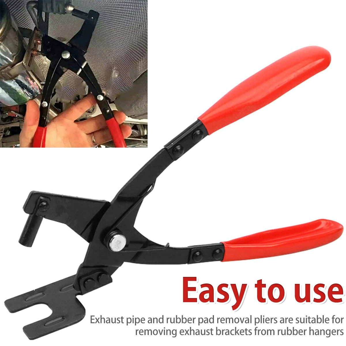 Carbon Steel Exhaust Hanger Removal Pliers Car Exhaust Pipe Hanger