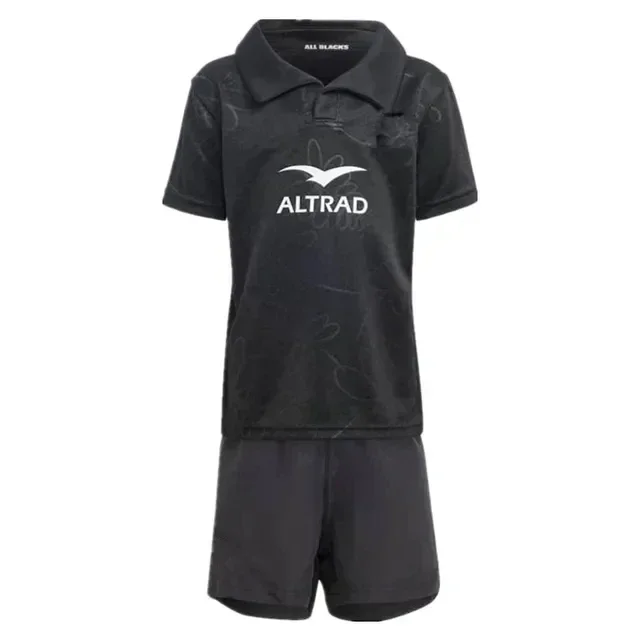 thumbnail image 1 of Camiseta de rugby All Blacks de Nueva Zelanda 20024 para niños, talla de hombre: S-5XL (nombre y número personalizados impresos), 1 of 5