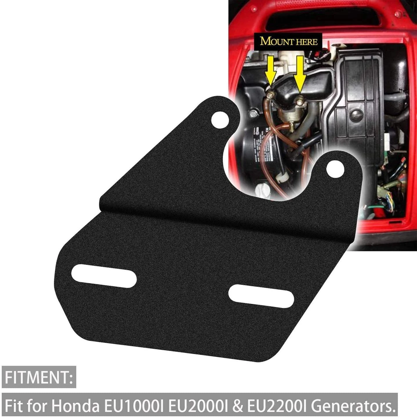 Tach Hour Meter Bracket Fit for Honda Generators EU1000I EU2200i EU2000i MX Universal Steel Mounting