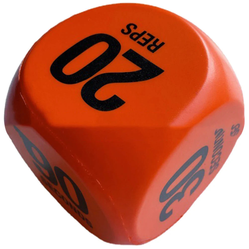 Fun Workout Dices Portable Exercise Decision Dices Compact Dynamic Workouts Dice 2.7 In for Cardio HIIT Training 4