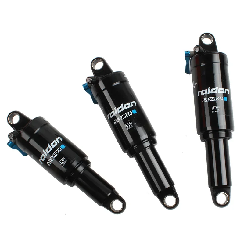 SunTour XC Mountain Bike Suspension Seatpost 165MM 200MM Air Pressure Damping Rear Suspension Lock-On Bicycle Equipment Accessor