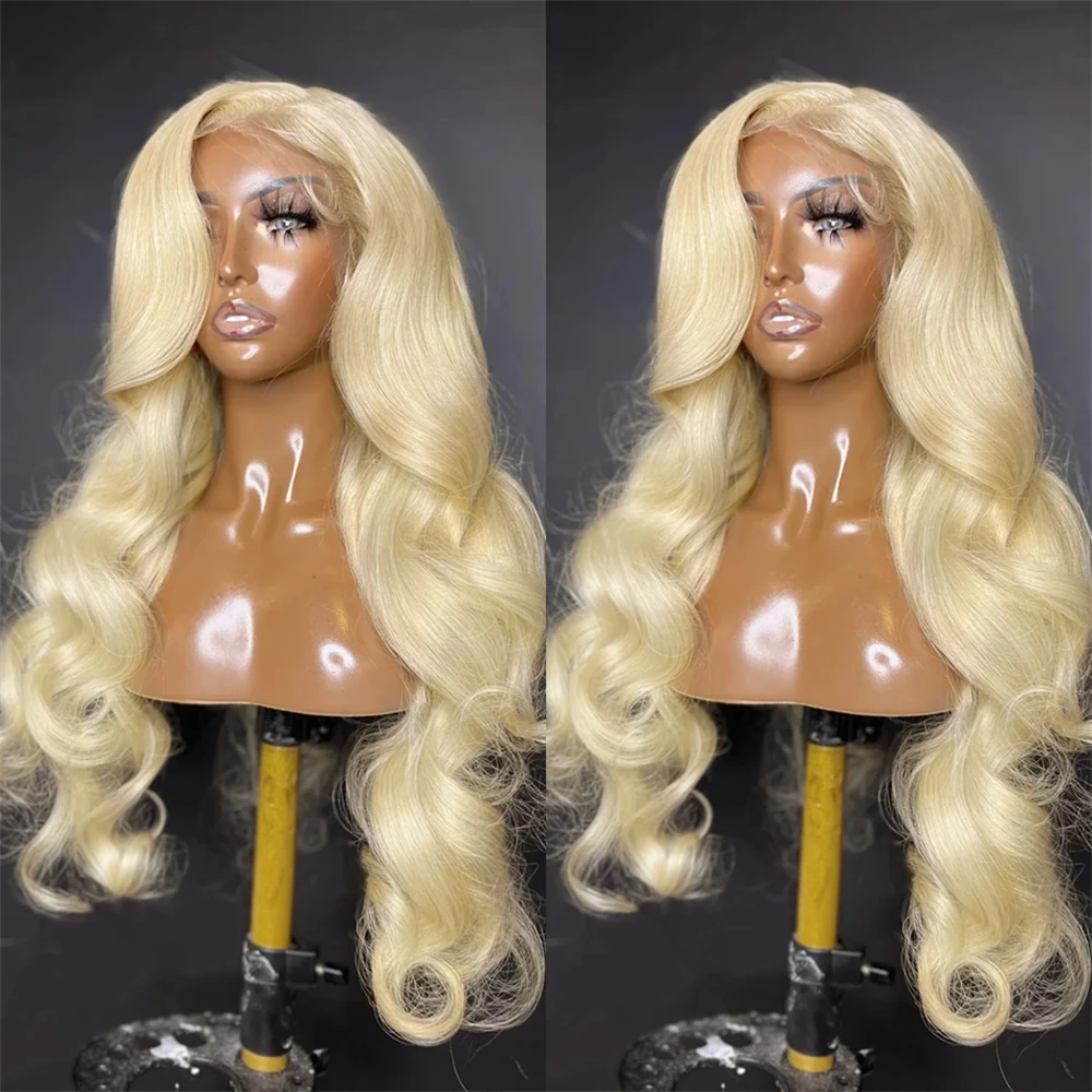 

13x4 Lace Front Wig For Women Glueless Wig 13x6 Hd Transparent Lace Frontal 613 Honey Blonde Color Body Wave Human Hair Wigs