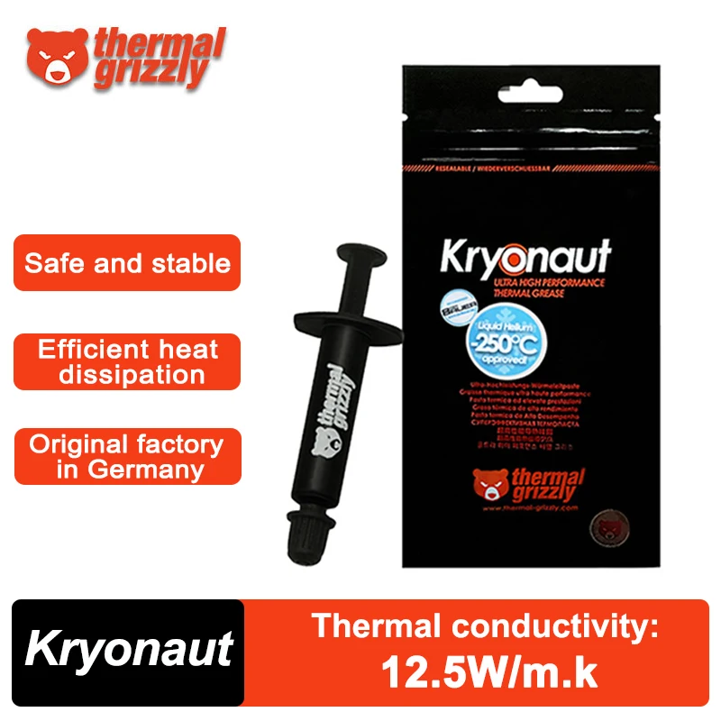 Thermal Grizzly Kryonaut CPU 열 페이스트 노트북 그래픽 카드..