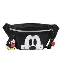 Disney children fashion waist bag boy girl cute cartoon kindergarten shoulder bag coin purse wild princess chest bag mickey bag 2