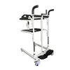 Stainless steel pedal adjustment disabled lift wheels chair toilet bath Chair for elderly/disable 1