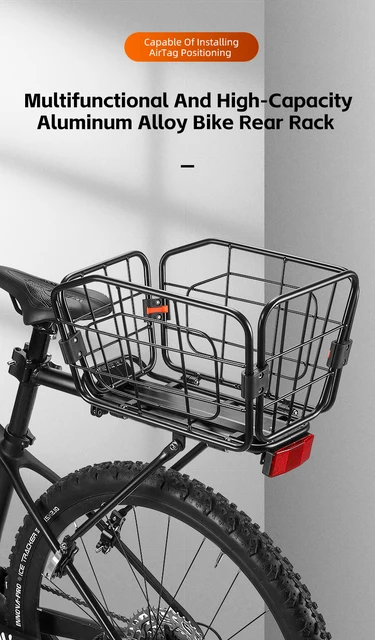 Portapacchi Bici Posteriore Regolabile - Lega Alluminio, Carico 20kg - Foto 8
