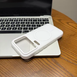 Candy Color 2 - in - 1 Shockproof Magnetic Charging Case - Armor PC+TPU - Xiaomi 17Pro Max (White)
