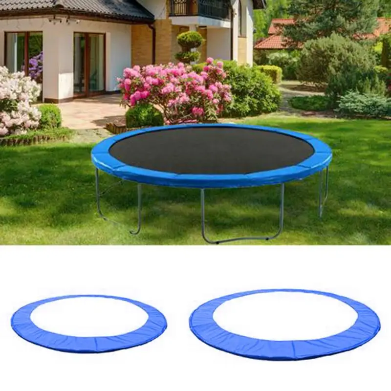 Trampoline Pad Replacement Secure-Fit Trampoline Cover Protective Waterproof Safety Cover for Gym Weather Damage Round Frames
