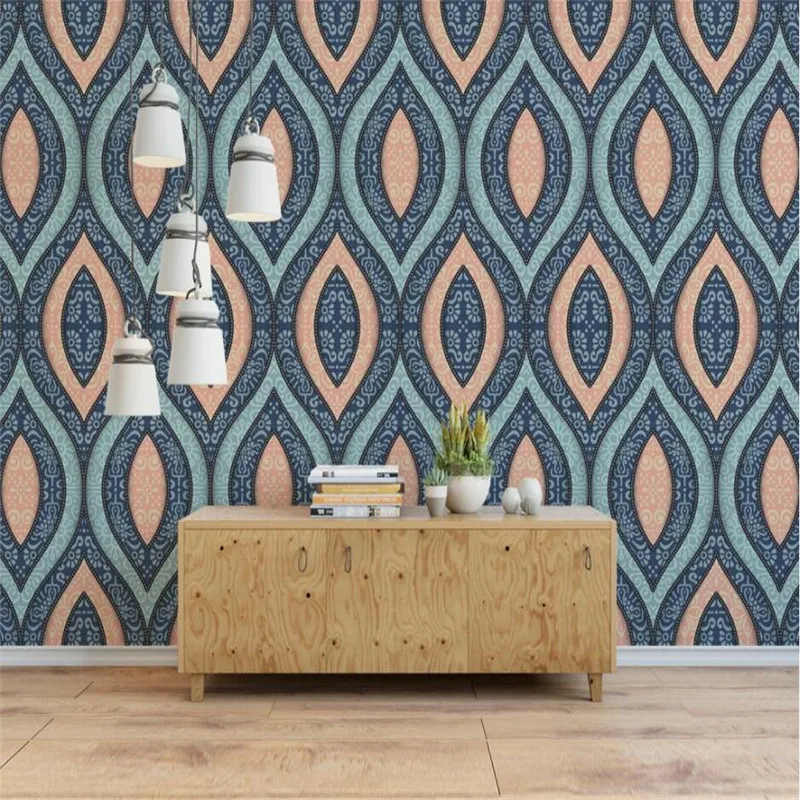 

Custom Any Size 3D Modern Geometric Graphic Background Mural Wallpapers for Living Room Bedroom Walls 3D Wall Papers Home Decor