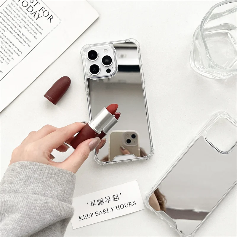 Sleek Mirror Acrylic Hard PC Phone Case Back Cover