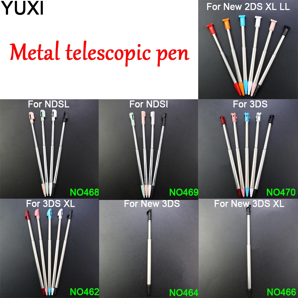 Penna Touch Screen Telescopica Yuxi In Metallo Per Nuovo 2Ds Ll Xl Nuovo 3Ds Xl Nuovo 3Ds 3Ds 3Ds Xl Ndsl Ndsi