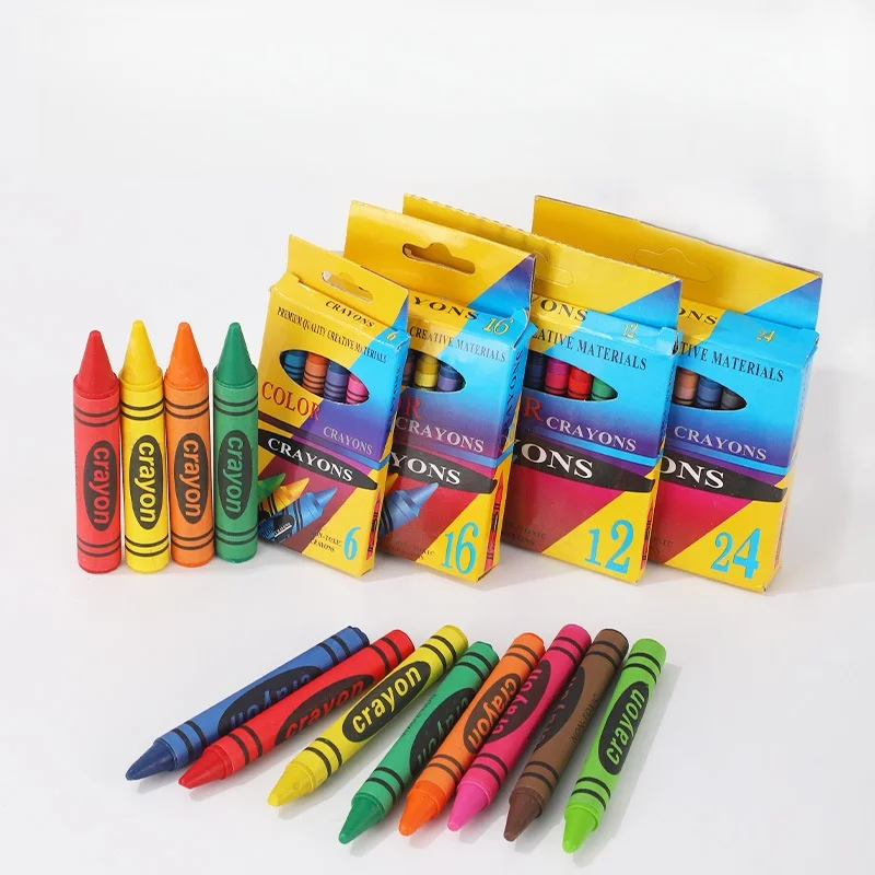 Children's Crayon 6/8/12/24pcs Art Drawing Supplies